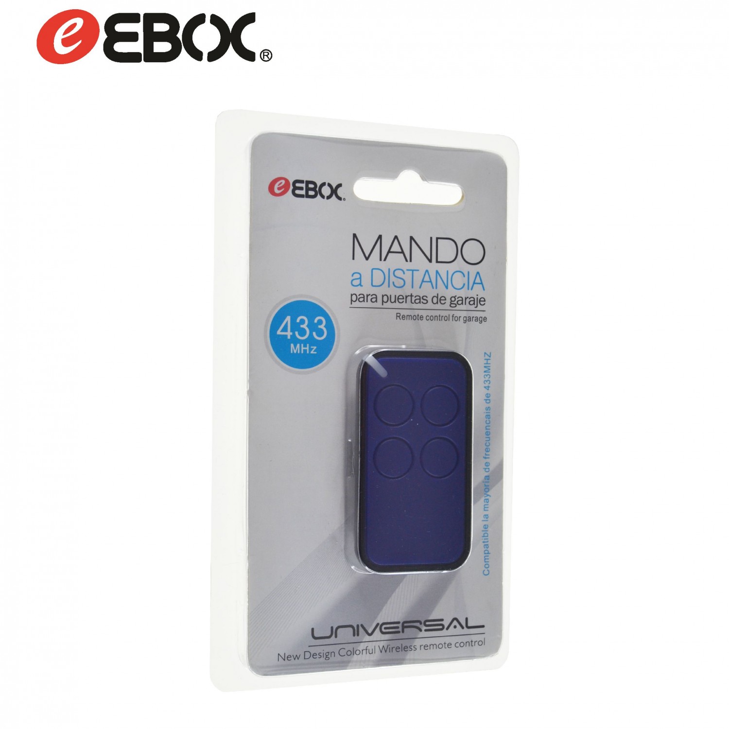 Duplicador Mando Garaje Universal 433 Mhz EBOX EMG7090