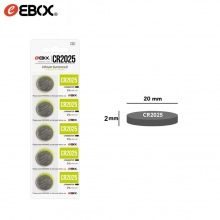 Pila de Bot�n Alcalina CR2025  3V