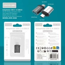 Adaptador USB/A - USB-C ,KOS-3043, USB/C-USB/A ,KOS-3038