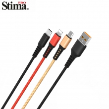 Cable 3  en 1 (Type-C / Lightning / Micro USB) 2.4A  SCB-A240