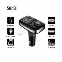 Transmisor FM Coche Bluetooth 2xUSB Cargador 3.4A STF-2102