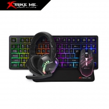 Kit GamingCombo para PC 4en1  rat�n retroiluminado/auricular con micr�fono/teclado espa�ol/alfonbrilla de rat�n   CMX-416