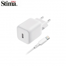 Kit Cargador GaN Rapido  PD 20W  USB-C con  Cable C-Lightning   GAN-A491