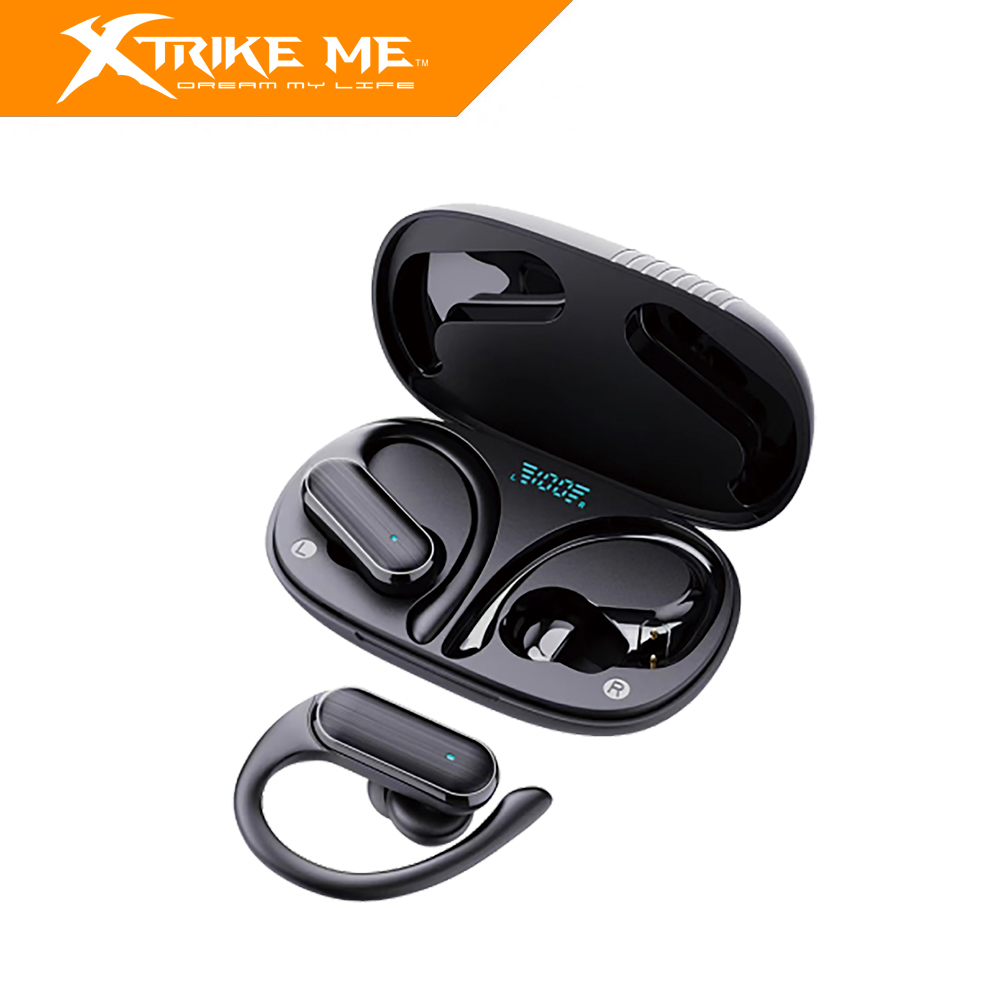 Auriculares Dportivos Bluetooth 5.3 con Pantalla LED / Estuche de Carga  WS-008