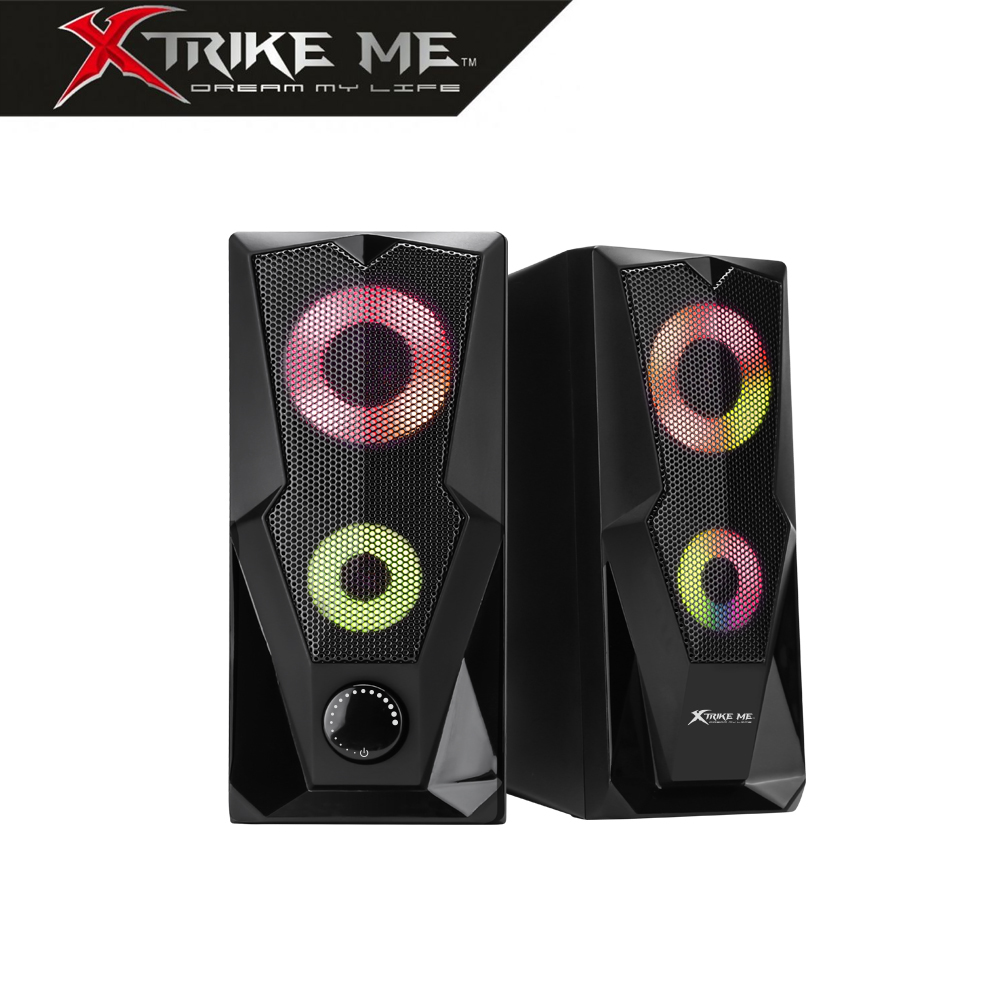 Altavoces Xtrike-Me Gaming 2.0 Sonido Estéreo 2x3W SK501BK