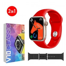 Kit Reloj Inteligente Con 1 correa repuesto 2.19��  V10 CLASSIC