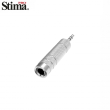 Adaptador Jack 6.5mm hembra a Jack 3.5mm macho  Metalico EAP-9001