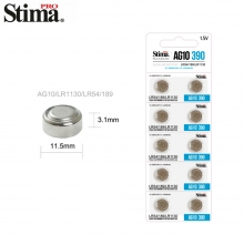 Pila de Bot�n Alcalina AG10/LR1130 1.5V